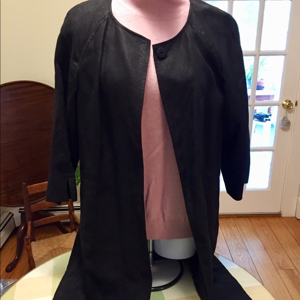 Talbots Linen duster
